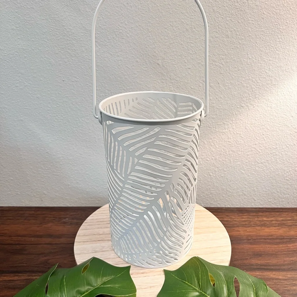 Target Tall White Metal Palm Lantern